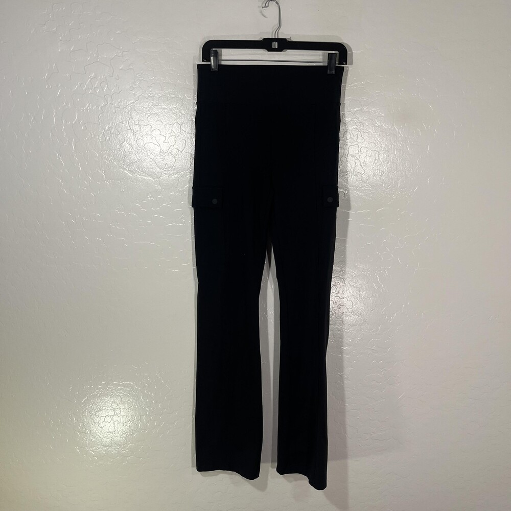 Athleta Pants Womens S TALL ST Black Delancey High Rise Straight Cargo Pockets
